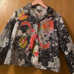 American Vintage Unique multi colored patterned jacket